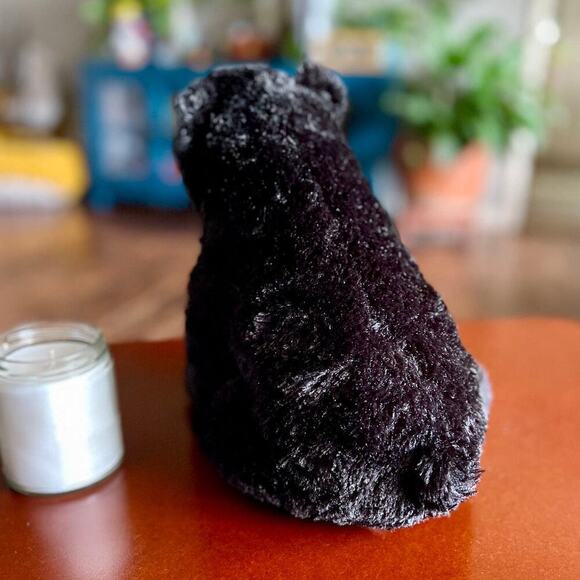 Aurora Black Bear Lovey 12" Plush Sitting Stuffed Animal 2016 - Picture 5 of 6